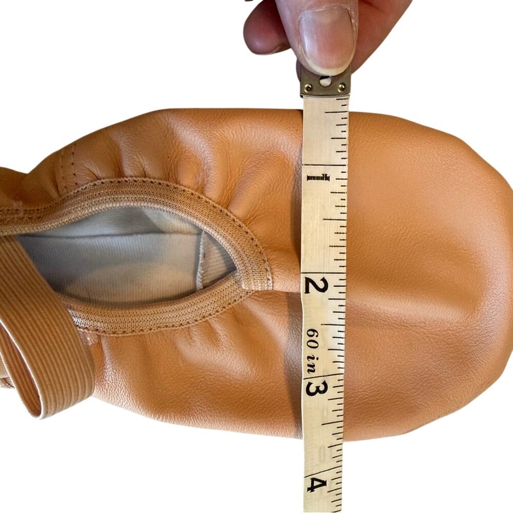 NWOT theatricals Peach dance Ballet leather Flats slippers girlhood core size 5 - Picture 6 of 6
